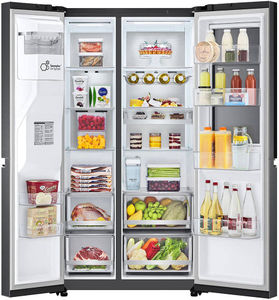 LG GC-X257CQES 674 L Inverter Frost Free Side By Side Door Refrigerator