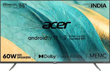 Acer H Series AR55AR2851UDPRO 55 inch UHD Smart LED TV