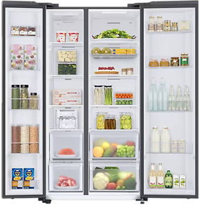 Samsung Bespoke RS76CB811333 653 L 3 Star Inverter Side By Side Door Refrigerator