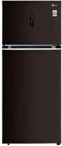 LG GL-T422VRSX 423 L 3 Star Inverter Frost Free Double Door Refrigerator