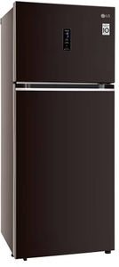 LG GL-T422VRSX 423 L 3 Star Inverter Frost Free Double Door Refrigerator