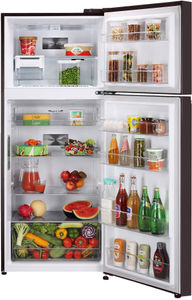 LG GL-T412VRSX 408 L 3 Star Inverter Double Door Refrigerator