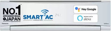 Panasonic CS/CU-XU18YKY5W 1.5 Ton 5 Star Inverter Split Air Conditioner