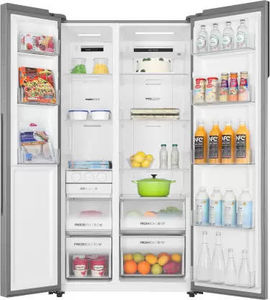 Haier HES-690SS-P 630 L 3 Star Inverter Frost Free Side By Side Door Refrigerator