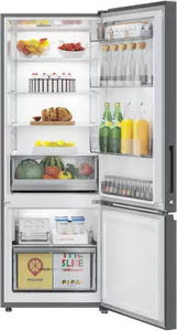 Haier HEB-333DS-P 325 L 3 Star Inverter Frost Free Bottom-Mount Freezer Refrigerator