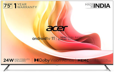 Acer I Series AR75AR2851UDFL 75 inch UHD Smart LED TV