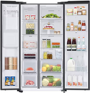 Samsung RS7HCG8543B1 615 L 3 Star Inverter Direct Cool Side By Side Door Refrigerator