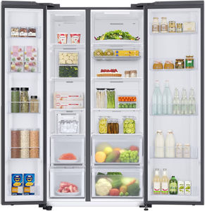 Samsung RS76CB811312 653 L 3 Star Inverter Direct Cool Side By Side Door Refrigerator