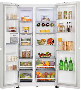 LG GL-B257DLWX 655 L 3 Star Inverter Frost Free Side By Side Door Refrigerator