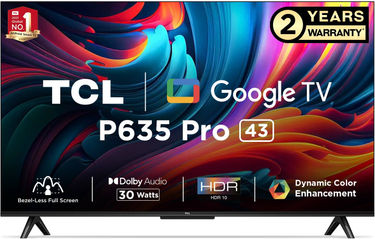 TCL 43P635 Pro 43 inch UHD Smart LED TV