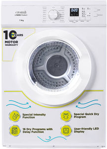 Croma 7 Kg Fully Automatic Front Load Washing Machine (CRLWDR0705W7996)