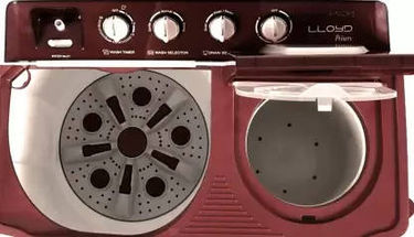 Lloyd 8 Kg Semi Automatic Top Load Washing Machine (GLWMS80IDMDE)