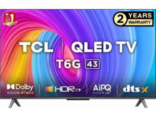 TCL 43T6G 43 inch UHD Smart QLED TV