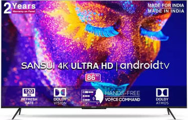 Sansui JSW86ASUHDFF 86 inch UHD Smart LED TV