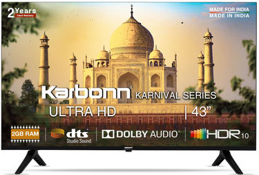 Karbonn Karnival Series KJS43ASUHD 43 inch UHD Smart LED TV