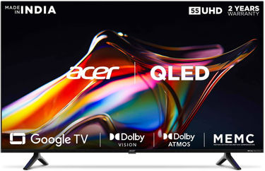 Acer V Series AR55GR2851VQD 55 inch UHD Smart QLED TV
