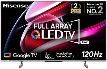 Hisense 65U6K 65 inch UHD Smart QLED TV
