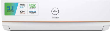 Godrej AC 1T EI 12TINV5R32-GWA 1 Ton 5 Star Inverter Air Conditioners Air Conditioner