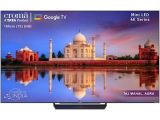 Croma CREL075UGB024601 75 inch UHD Smart Mini LED TV