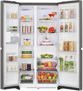 LG GL-B257HDS3 650 L 3 Star Inverter Frost Free Side By Side Door Refrigerator