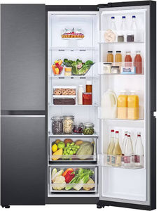 LG GL-B257HDS3 650 L 3 Star Inverter Frost Free Side By Side Door Refrigerator