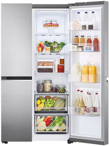 LG GL-B257EPZ3 650 L 3 Star Inverter Frost Free Side By Side Door Refrigerator
