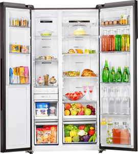 Haier HRS-682KYG-P 602 L 3 Star Inverter Frost Free Side By Side Door Refrigerator