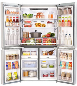 Godrej RM EONVELVET 685 RIT IN ST 670 L 4 Star Inverter Frost Free French Door Refrigerator
