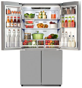 Godrej RM EONVELVET 685 RIT IN ST 670 L 4 Star Inverter Frost Free French Door Refrigerator