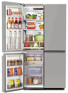 Godrej RM EONVELVET 685 RIT IN ST 670 L 4 Star Inverter Frost Free French Door Refrigerator