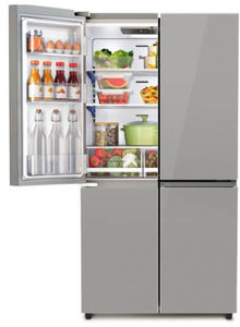 Godrej RM EONVELVET 685 RIT IN ST 670 L 4 Star Inverter Frost Free French Door Refrigerator