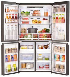 Godrej RM EONVELVET 685 RIT GR BK 670 L Inverter Frost Free French Door Refrigerator