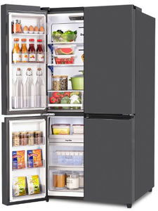 Godrej RM EONVELVET 685 RIT GR BK 670 L Inverter Frost Free French Door Refrigerator