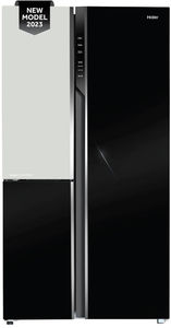 Haier HRT-683KWG-P 598 L 3 Star Inverter Frost Free Side By Side Door Refrigerator