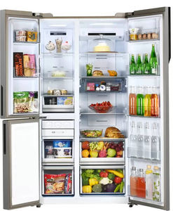 Haier HRT-683KWG-P 598 L 3 Star Inverter Frost Free Side By Side Door Refrigerator