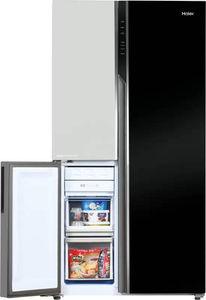 Haier HRT-683KWG-P 598 L 3 Star Inverter Frost Free Side By Side Door Refrigerator
