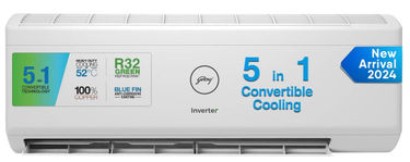 Godrej EI 12IINV5R32-WWR 1 Ton 5 Star Inverter Air Conditioners Air Conditioner