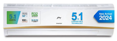 Godrej EI 30LINV3R32-WWR 2.5 Ton 3 Star Inverter Air Conditioners Air Conditioner