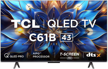 TCL 43C61B 43 inch UHD Smart QLED TV