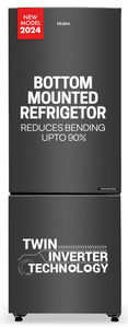 Haier HEB-243GB-P 237 L 3 Star Inverter Frost Free Double Door Refrigerator