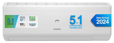 Godrej EI 18IINV5R32 WYS 1.5 Ton 5 Star Inverter Air Conditioners Air Conditioner