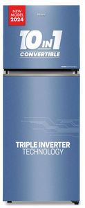 Haier HEF-333BGI-P 328 L 3 Star Frost Free Double Door Refrigerator