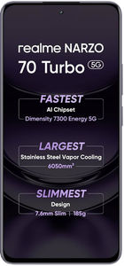 realme Narzo 70 Turbo 12GB RAM