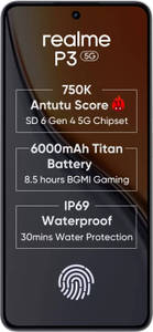 realme P3 8GB RAM