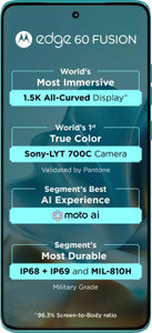 Motorola Edge 60 Fusion