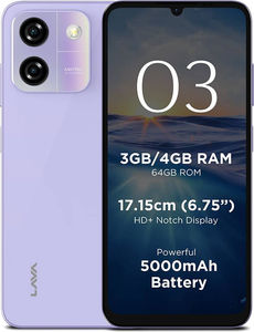 Lava O3 4GB RAM