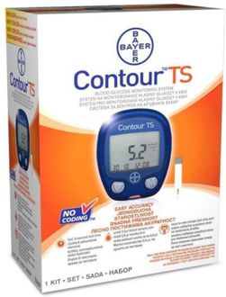 Bayer Contour TS Blood Glucose Test Strips - 50 Strips