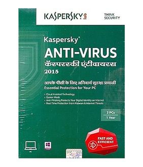 Kaspersky Antivirus - 2015 3 PC 1 Year