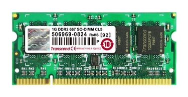 Transcend (JM667QSU-1G) DDR2 1GB Laptop RAM