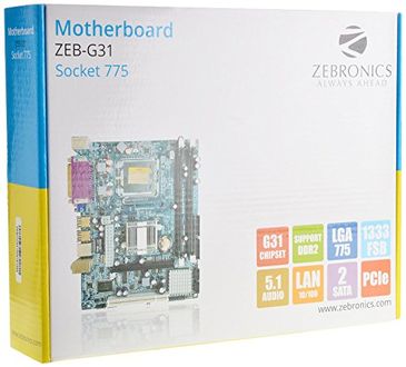 Zebronics ZEB-G31 (Socket 775) Mother Board Price in India